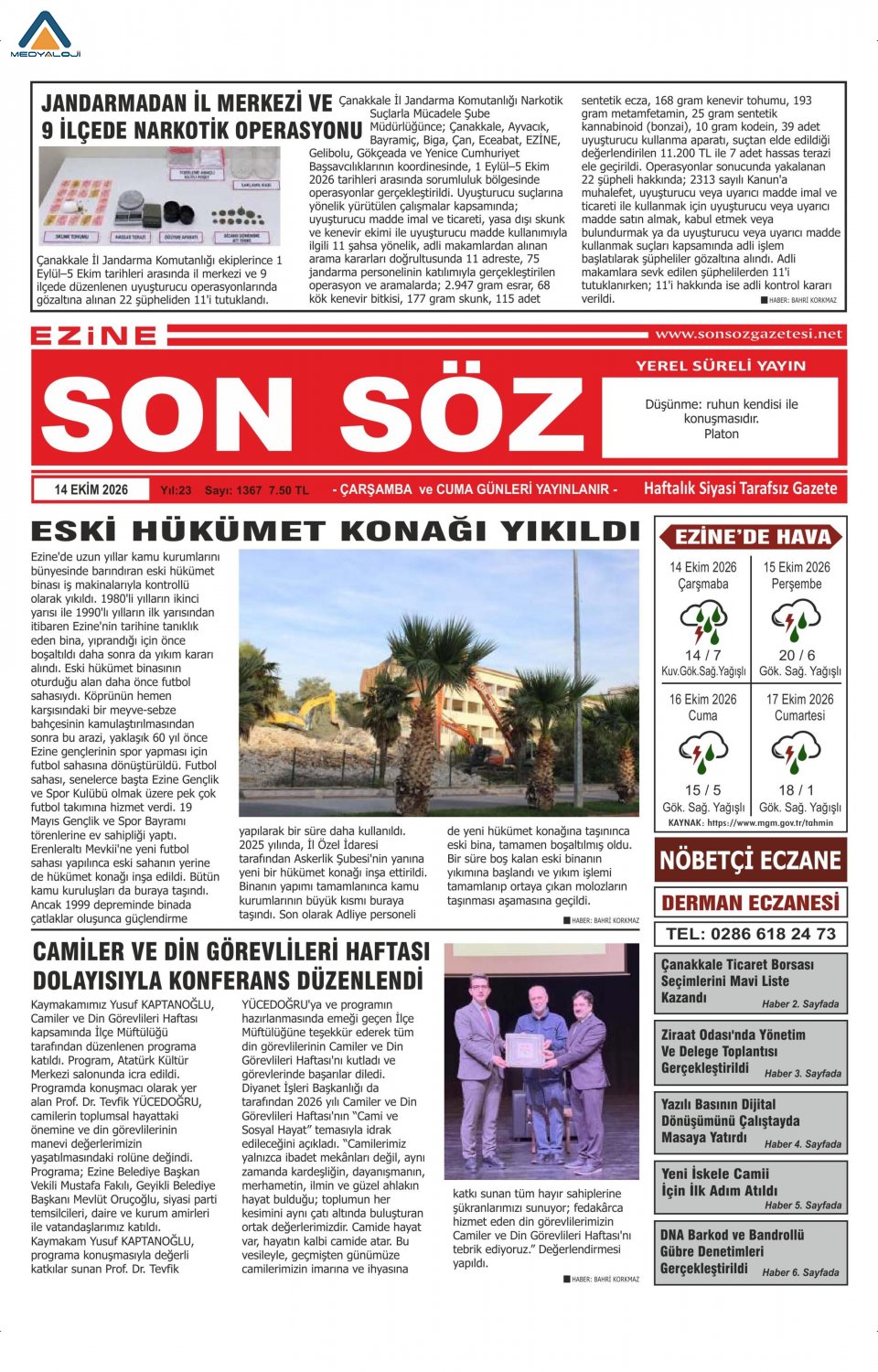 Ezine Son Söz Gazetesi