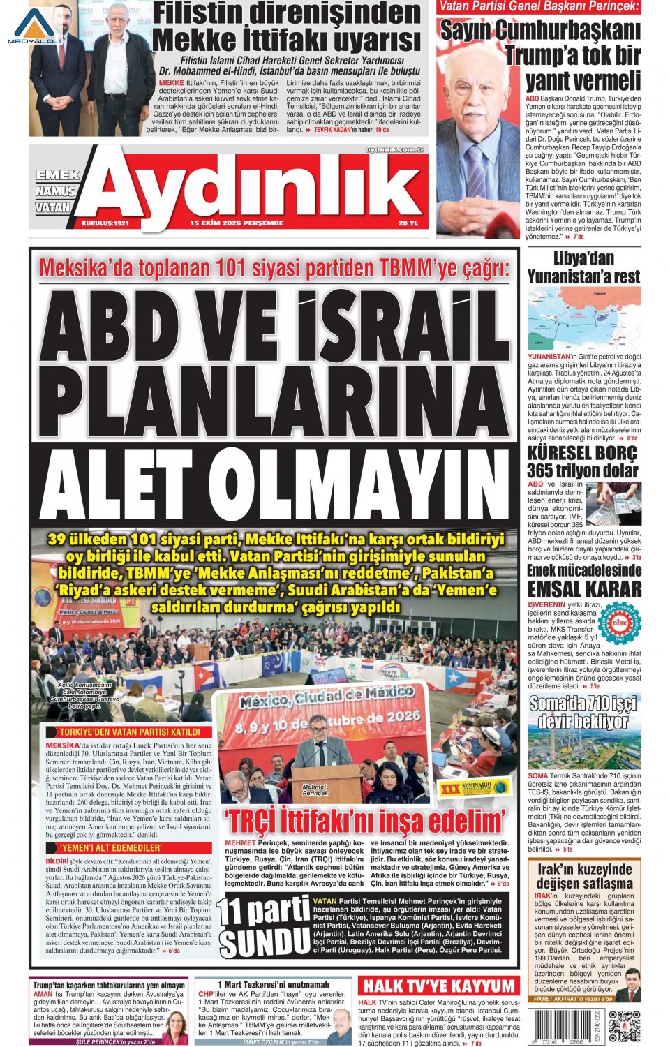 Aydınlık Gazetesi