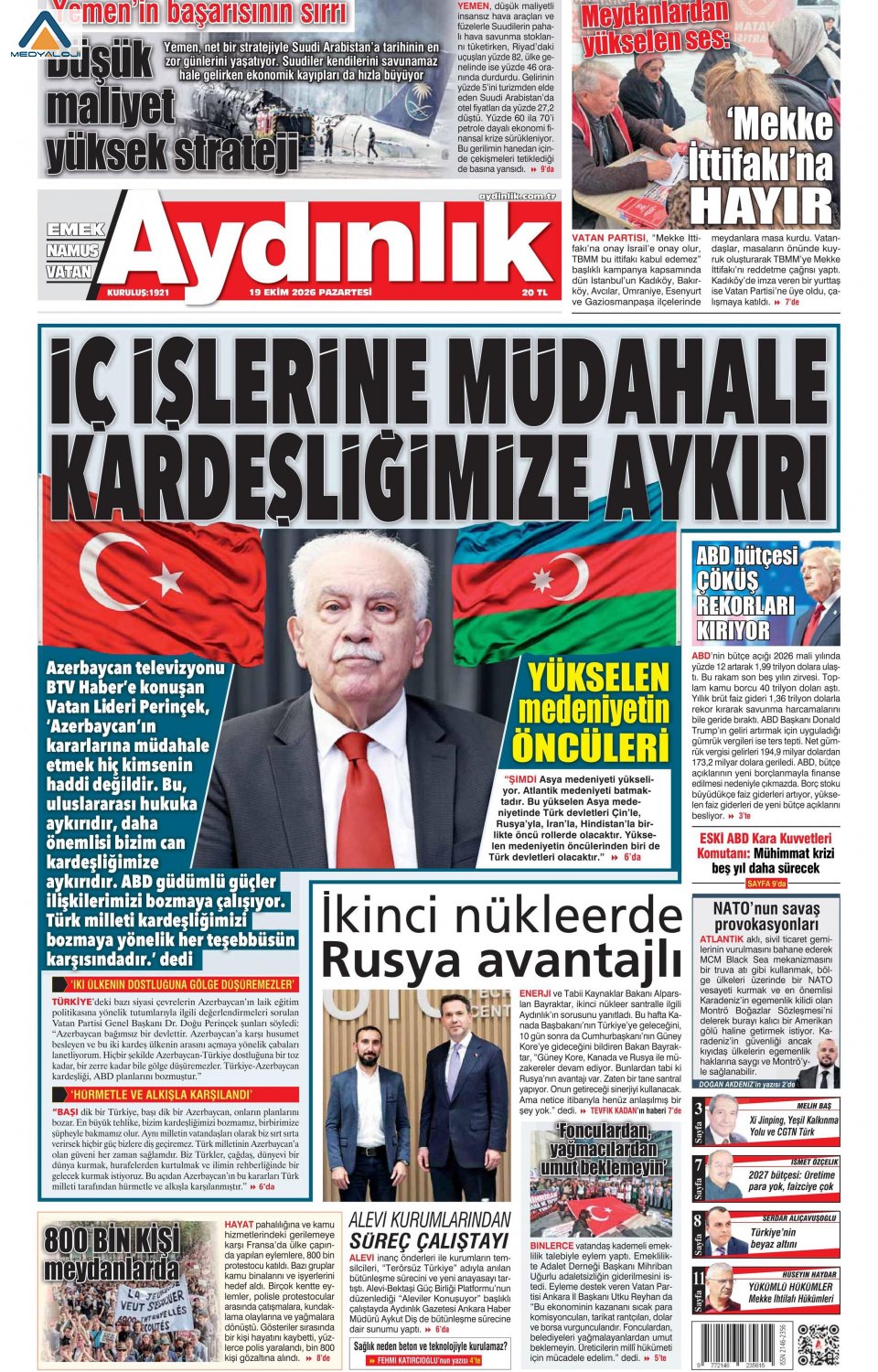 Aydınlık Gazetesi