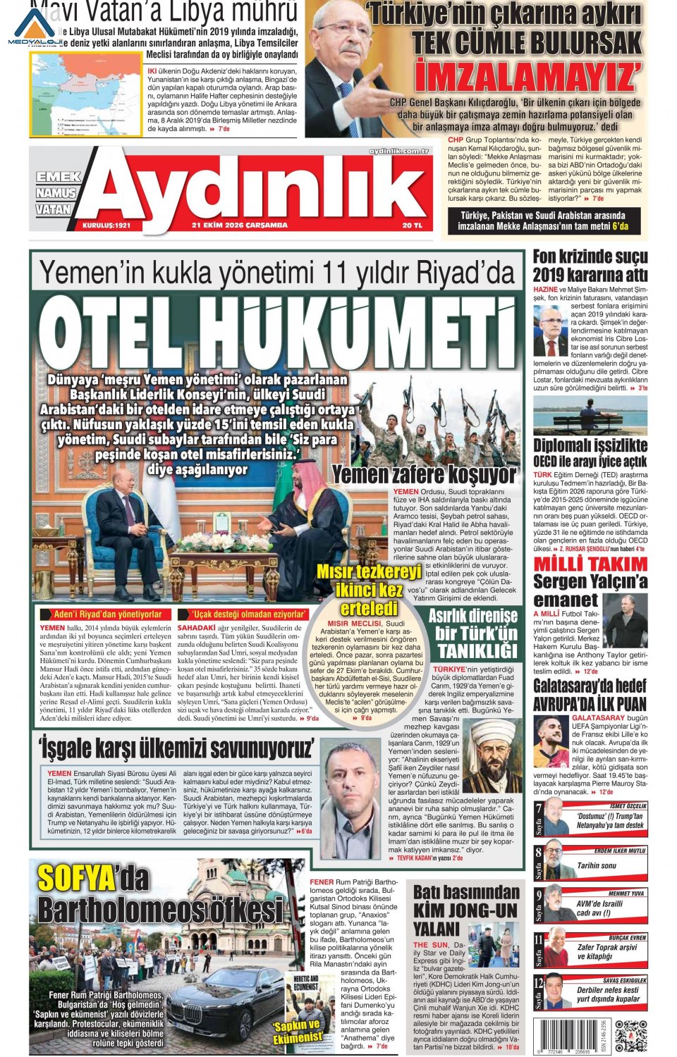 Aydınlık Gazetesi
