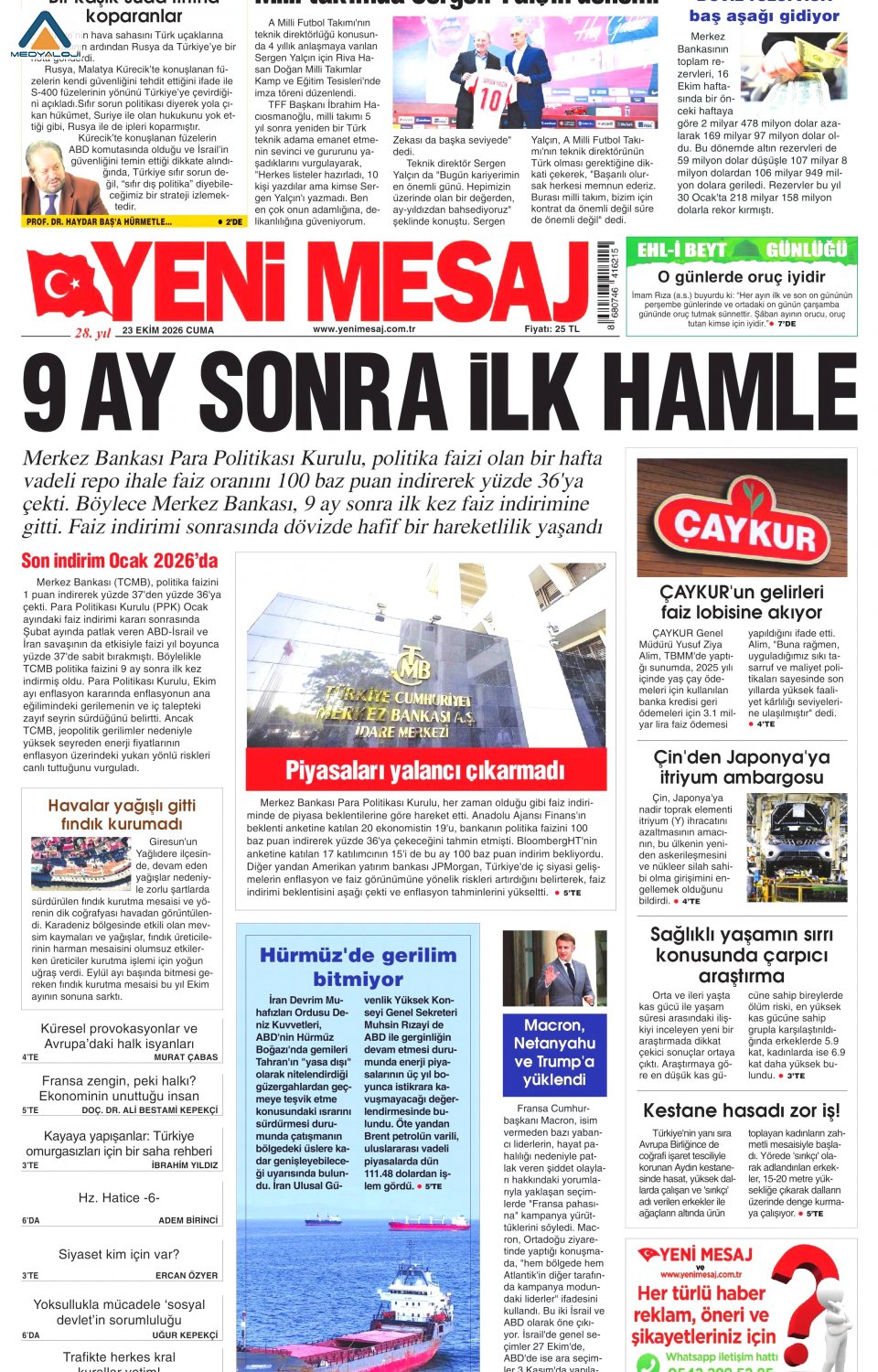 Yeni Mesaj