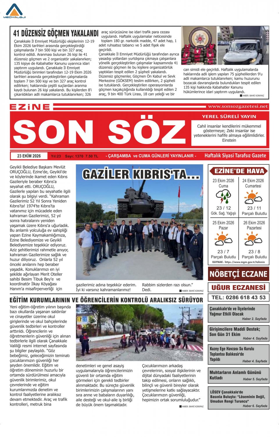 Ezine Son Söz Gazetesi