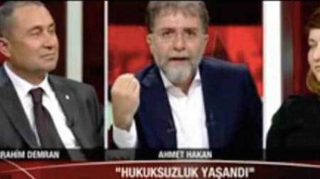 Ahmet Hakan canlı yayında çıldırdı