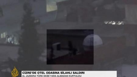 Al Jazeera ekibinin oteline silahlı saldırı